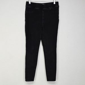 Madewell Jeans Sz 28 Pull On  High Rise Skinny Ankle Charcoal Western Country